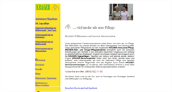 Desktop Screenshot of pflegedienst-krueger.de